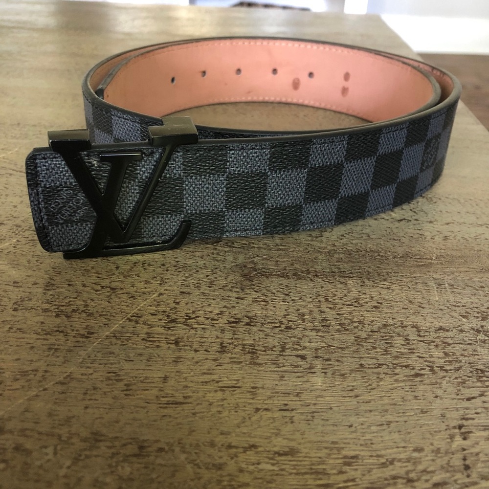 Men’s LV Belt Black/Gray